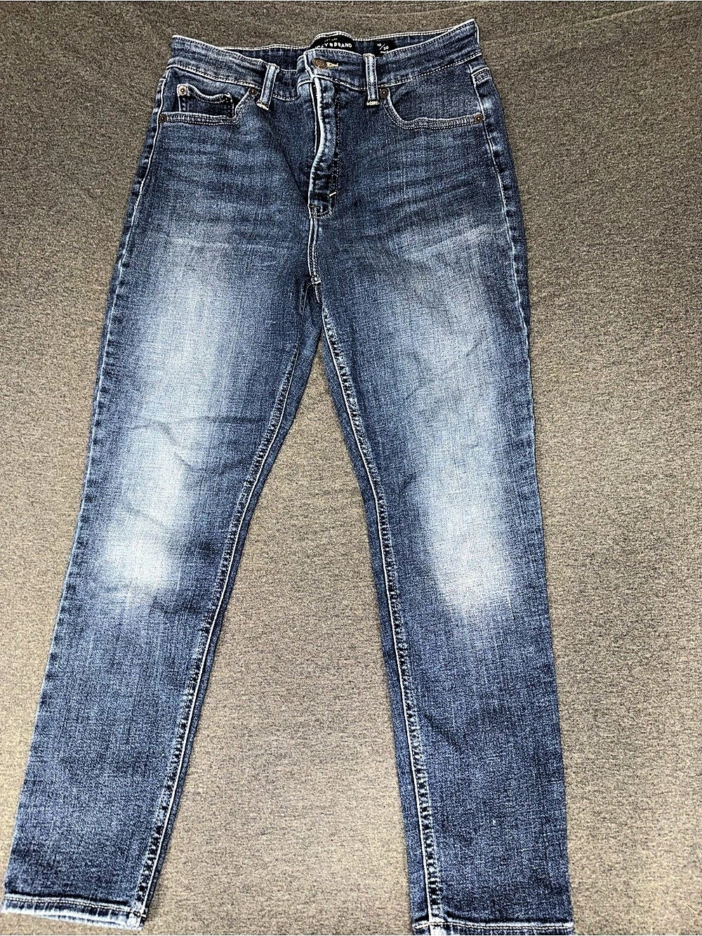 Lucky Brand 10/30 Skinny Jeans Blue Waist 10 Inseam 30